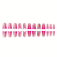 FIEONCIY glossy French close-up highlighting smooth finish and shine