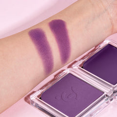 Fillwie fingertip applying cream to cheek for precise buildable color