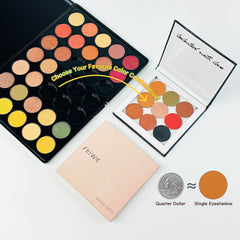 Fillwie arranged pans inside palette for organized color selection