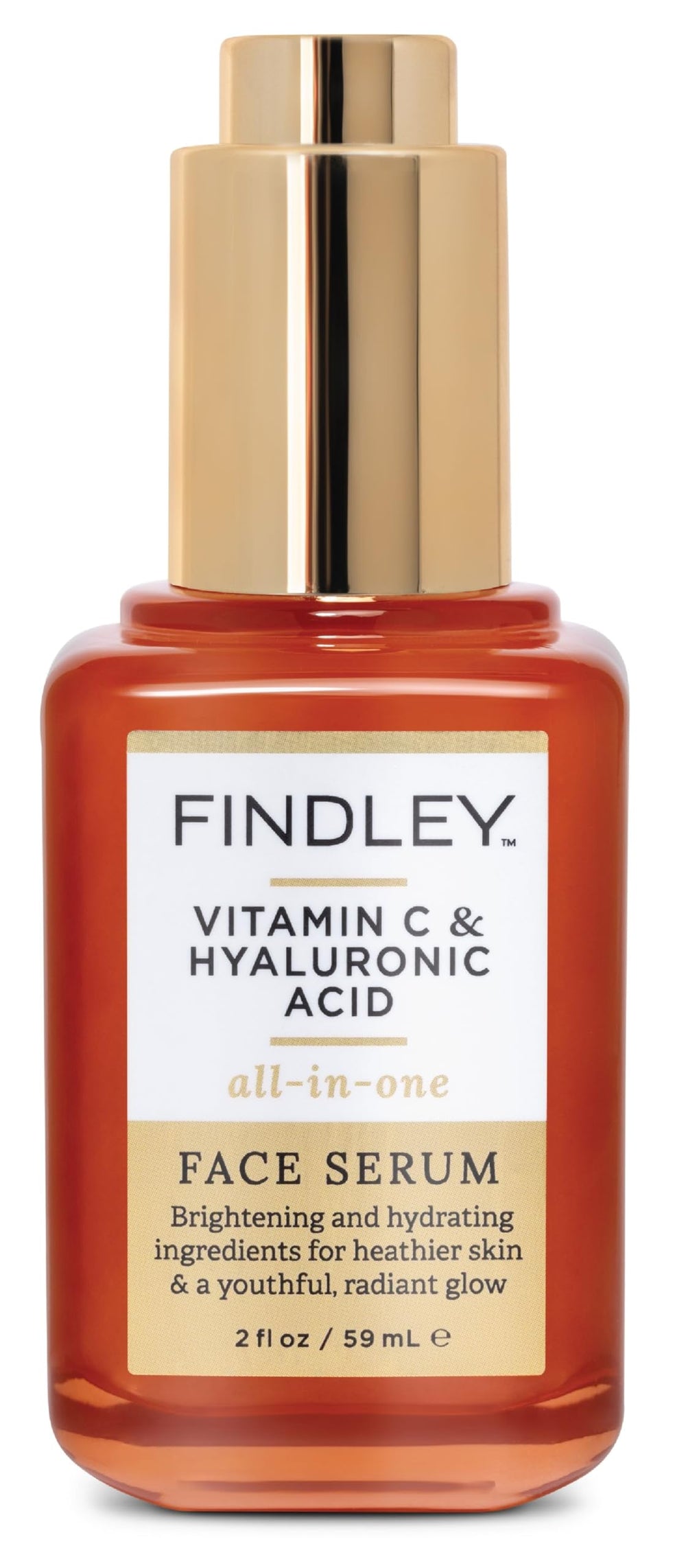 Findley front packaging showing bottle and brand for confident selection