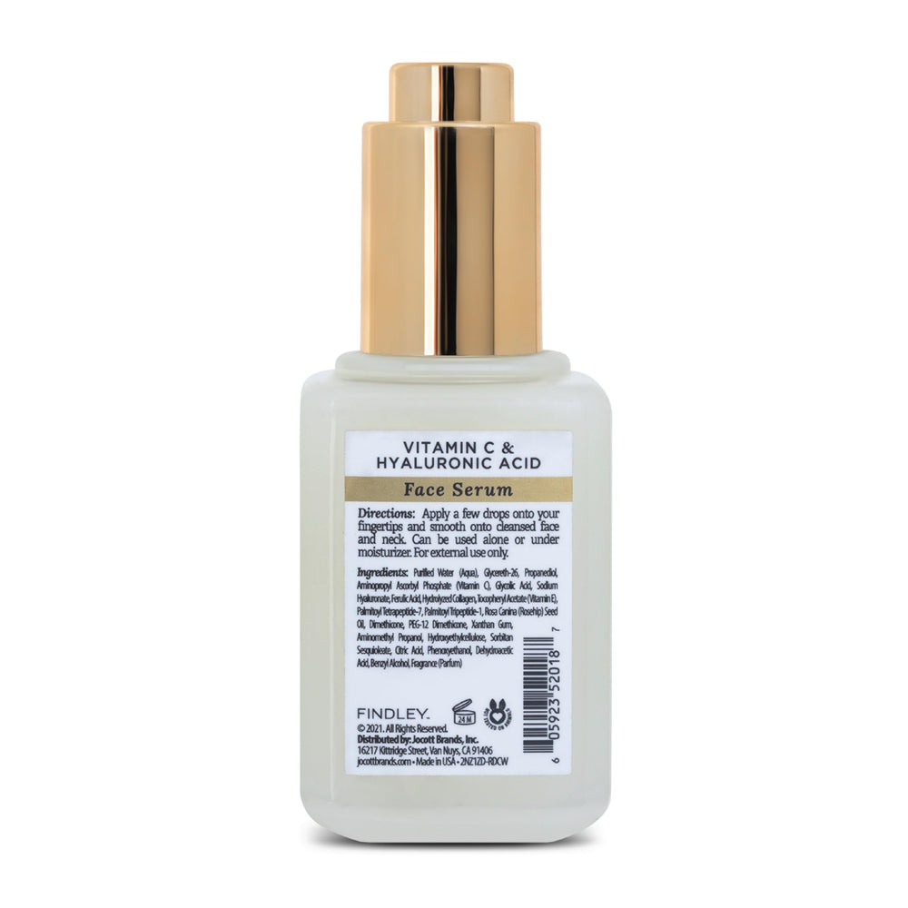Findley dropper dispensing serum highlighting easy precise application