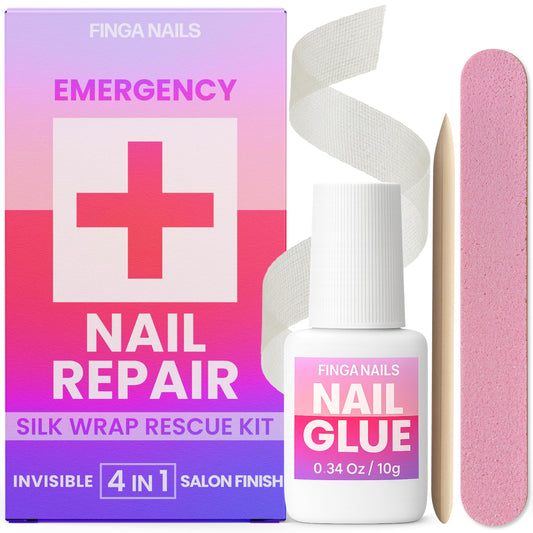 Finga-Nails front packaging showing kit and benefits