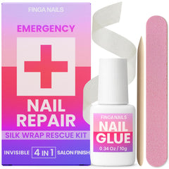 Finga-Nails front packaging showing kit and benefits