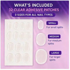 Finga-Nails patch under polish demonstrating seamless finish and concealment