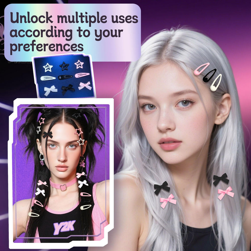 Fingertip WD clips used in a half-up hairstyle providing secure hold and style impact