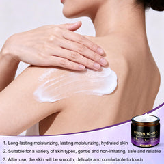 Finturo cream applied on hand demonstrating lightweight absorption