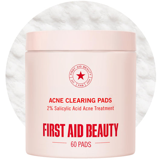 First Aid Beauty front packaging showing product and benefit of clear skin