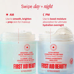 First Aid Beauty product on bathroom counter as daily skincare essential