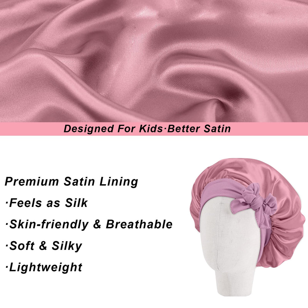 FIRSTPELLA bonnet worn during face wash keeping hair dry and tidy