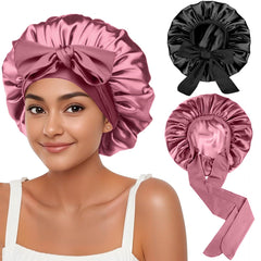 FIRSTPELLA flat lay of both bonnets showing pack contents and color contrast