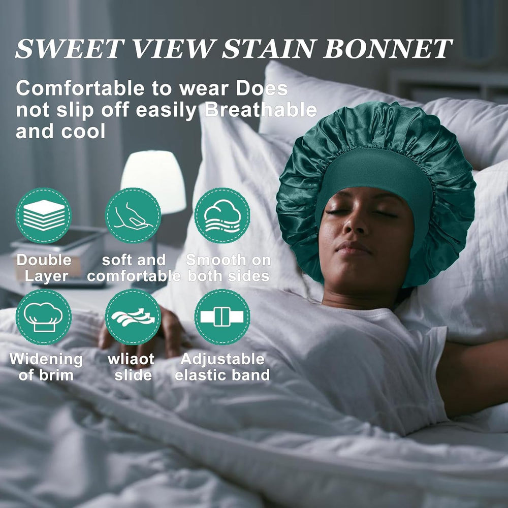 FIRSTPELLA bonnet on model for size comparison and styling benefit