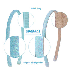 Fishdown headband beside ruler showing compact diameter and size
