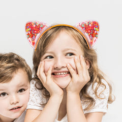 Fishdown headband worn side profile demonstrating secure non-slip hold