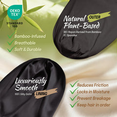 Fittia adjustable elastic detail demonstrating secure, no-slip fit