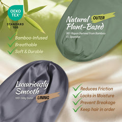Fittia close-up satin inner lining showing smooth texture benefit