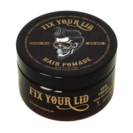 Fix Your Lid jar front view showing label and premium packaging benefit