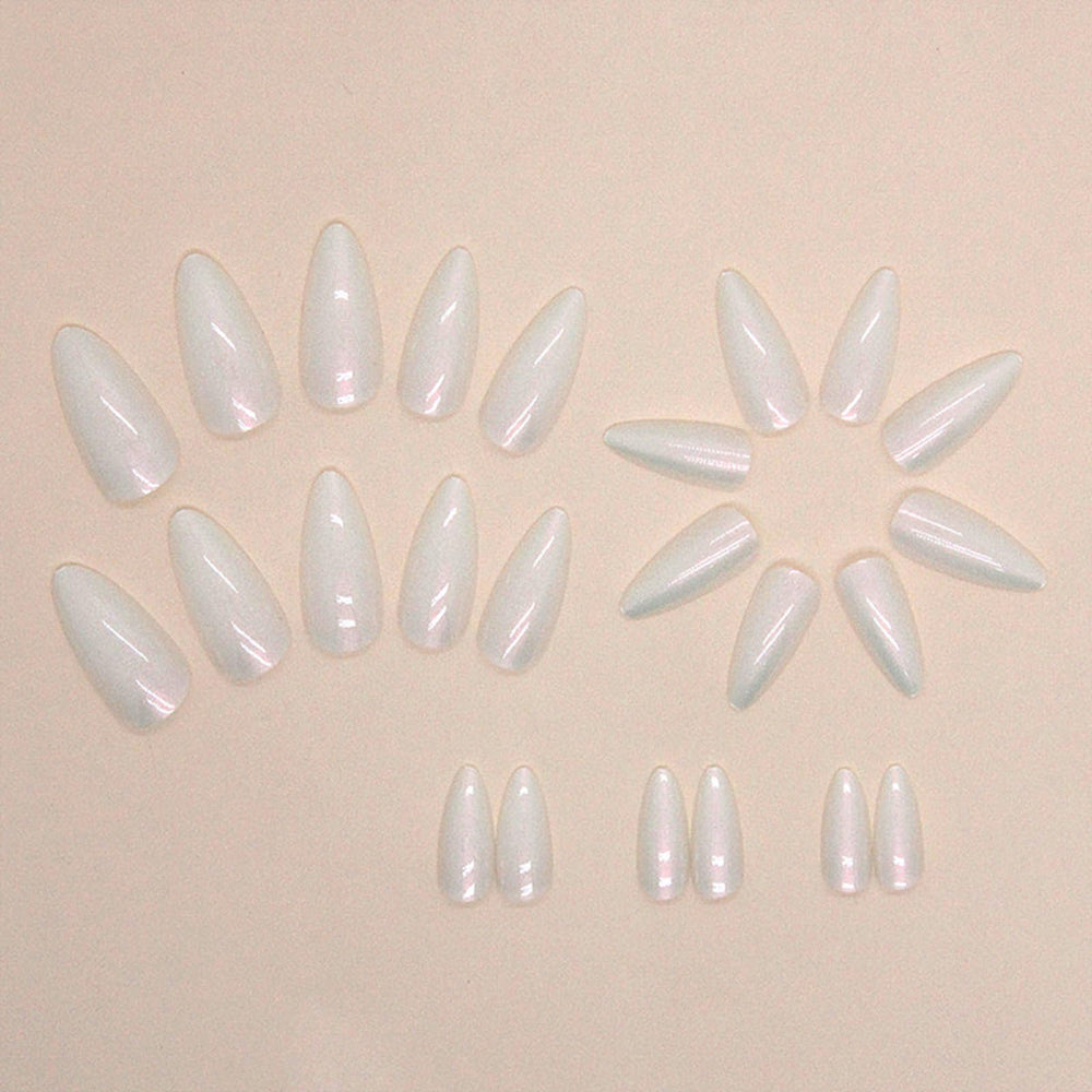 FJSMTOPl included nail file wooden stick and jelly glue pads for easy application