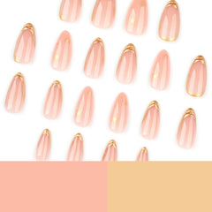 FJSMTOPl hand holding nails for size comparison and easy at-home application