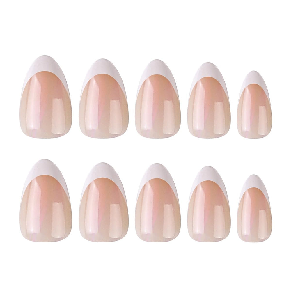 FJSMTOPl worn on hands showing almond shape and practical short length benefit