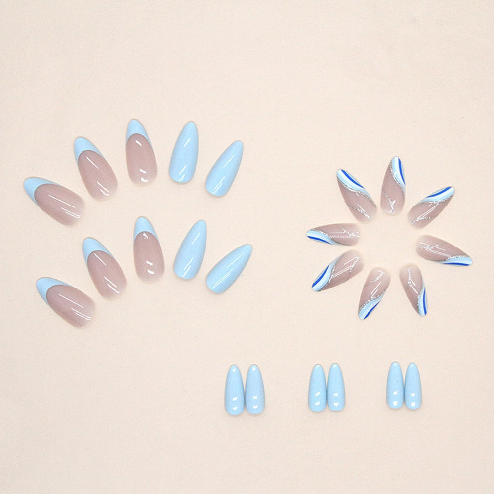 FJSMTOPl comparison of nail lengths and shapes, helps choose proper fit