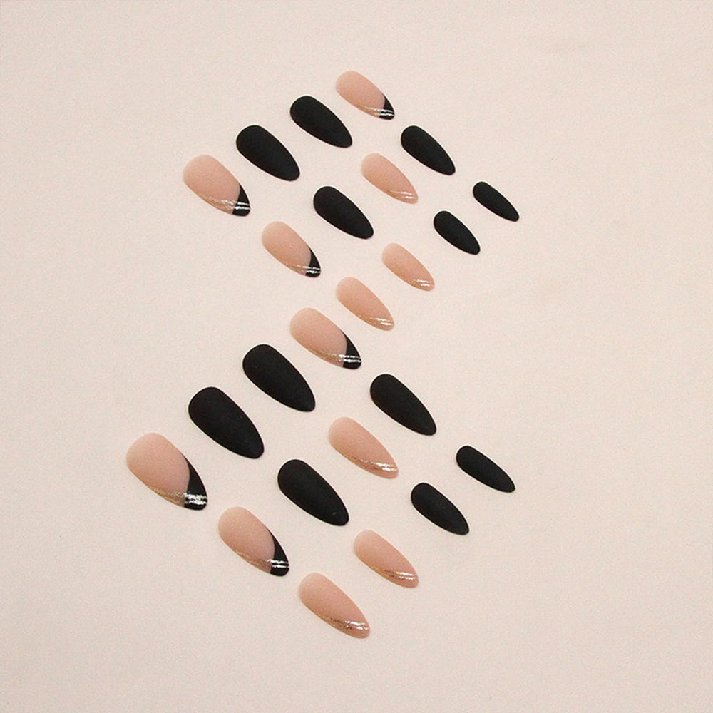 FJSMTOPl layout with 24 nails and included tools illustrating complete at-home kit