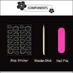 FJSMTOPl size layout with numbered pieces for accurate nail-size selection