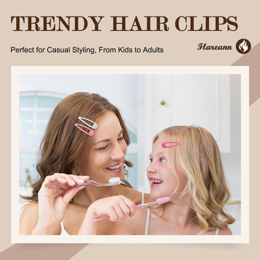 FLAREANN clips used in hair styling securing bangs for comfortable hold