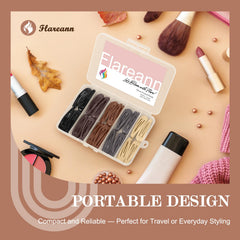 FLAREANN five neutral colors laid flat, helps match hair and outfits