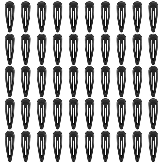 FLAREANN front packaging showing 50 glossy black snap clips, convenient supply