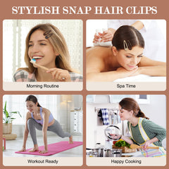 FLAREANN clip on dresser mirror during styling, suggests quick daily touch-ups