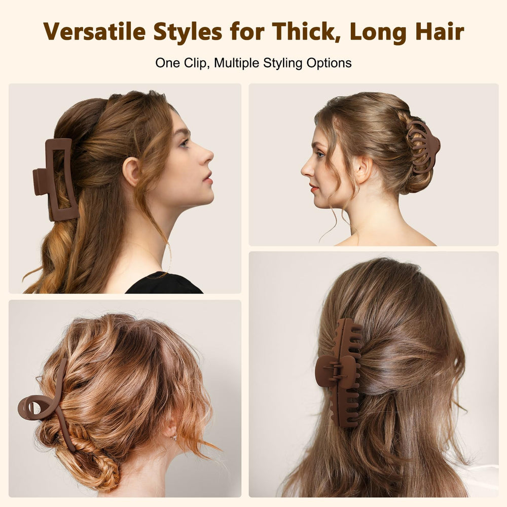 FLAREANN four extra large clips side-by-side showing size variety
