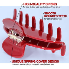 FlaSloth Cherry Red concealed spring detail illustrating reinforced durable hold