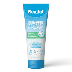 Flexitol front packaging showing tube and benefits for hydrated feet