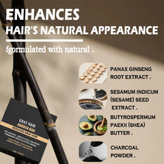 Flomitta close-up of charcoal-speckled bar texture boosts cleansing