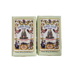 Florida Water soap placed by sink in bathroom, aromatherapy refresh for daily routines