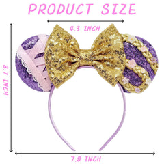 FlowCrest gold bow close-up highlighting shimmer and craftsmanship benefit: polished look