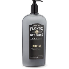 Floyd's 99 front bottle view showing label and 33 oz size benefits