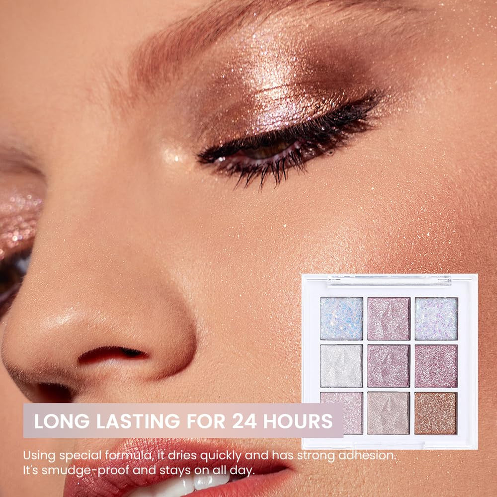 FLYEEO palette beside a handbag to show compact size and portability
