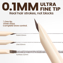 FOCALLURE 0.1mm ultra-fine tip close-up for precise hairlike strokes
