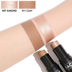 FOCALLURE applying contour on cheek to sculpt and add natural depth