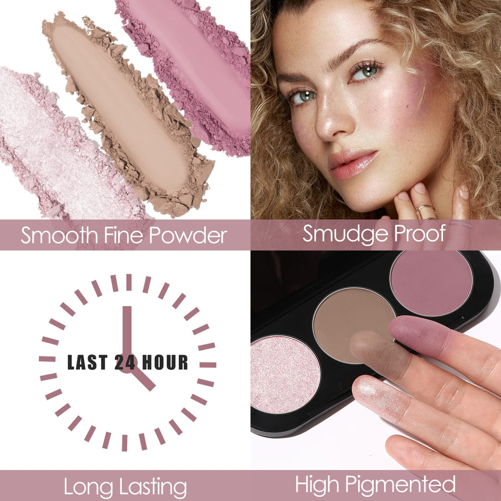 FOCALLURE swatches on skin demonstrating blendable pigments and long wear