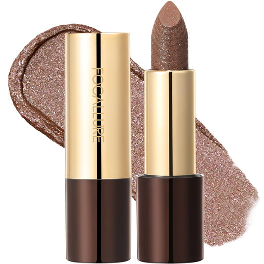 FOCALLURE front packaging showing COWGIRL shade and glossy finish benefit