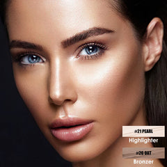 FOCALLURE highlighter close-up texture showcasing creamy blendability