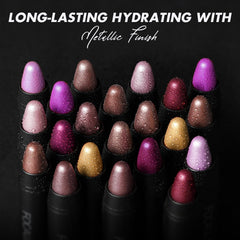 FOCALLURE lip crayon inside a cosmetic pouch suggesting on-the-go touch-up convenience
