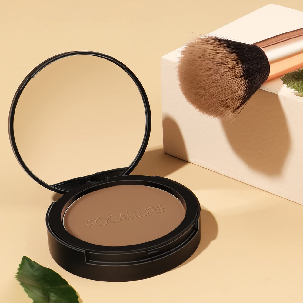 FOCALLURE boxed packaging with compact showing gift-ready presentation benefit