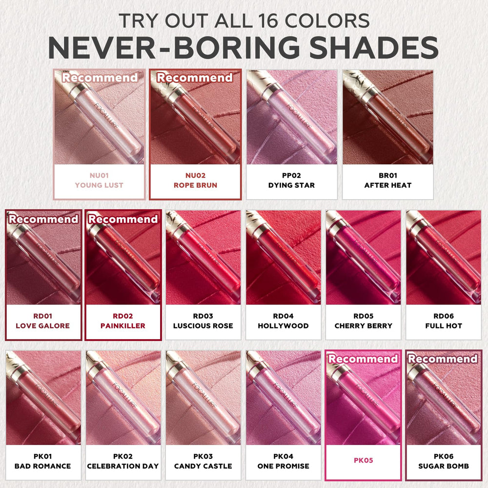 FOCALLURE lifestyle party look highlighting high-impact shine benefit
