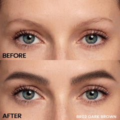 FOCALLURE demo strokes on skin showing hairlike lines benefit: realistic natural brows