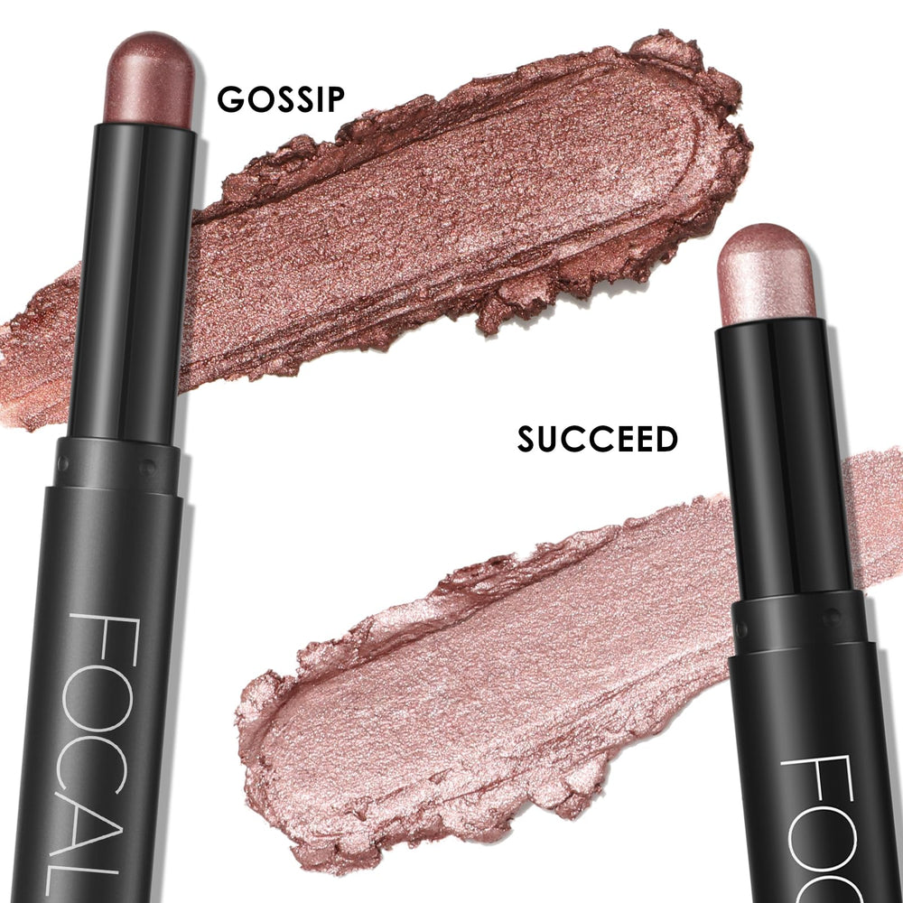FOCALLURE sticks inside a travel makeup bag illustrating compact convenience