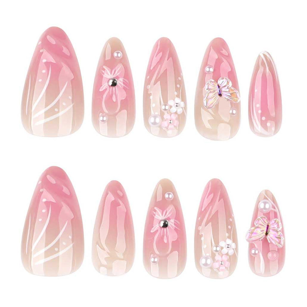 Foccna nail file and 36 jelly adhesive tabs displayed for easy at-home application