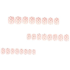 Foccna close-up of polka-dot design highlighting glossy finish and decorative detail